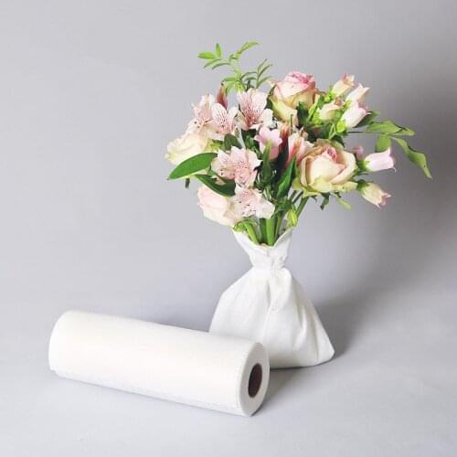 25cm x 37cm 100pc Flower Packing Cotton Paper Floral Keep Water Foam For Rose Bouquet Moisturizing Paper Foam Florist Suppliest