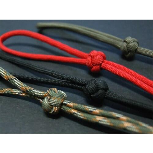 4 piece Handmade Weave Ropes Parachute Cord Knife Pendant Lanyard Cosplay Accessories for Boy Girl DIY Toy Collectible Hot