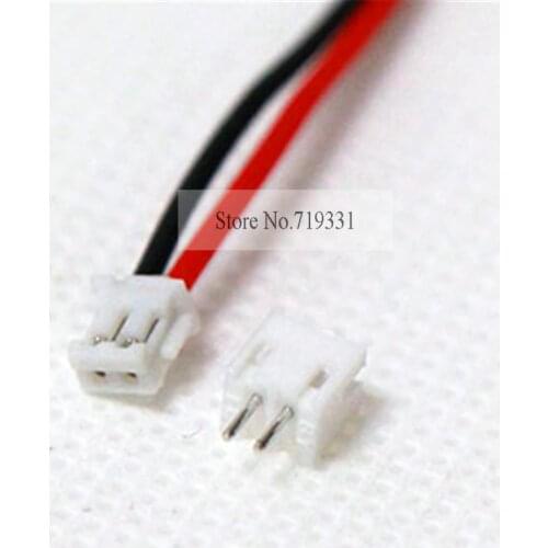 40 SETS Mini Micro ZH 1.5 2-Pin JST Connector with Wires Cables