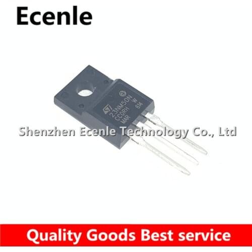 5 Pcs/Lot STF23NM50N MARK:23NM50N TO-220F Single N-Channel 500V 17A Silicon Flange Mount Mosfet 100% New&Original