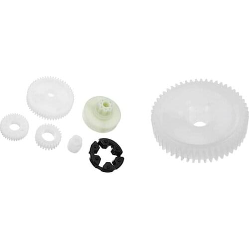 7Pcs G22C5958X Auto Front Rear Power Window Regulator Adjustment Motor Gear - 1Pcs White & 6Pcs Black-White