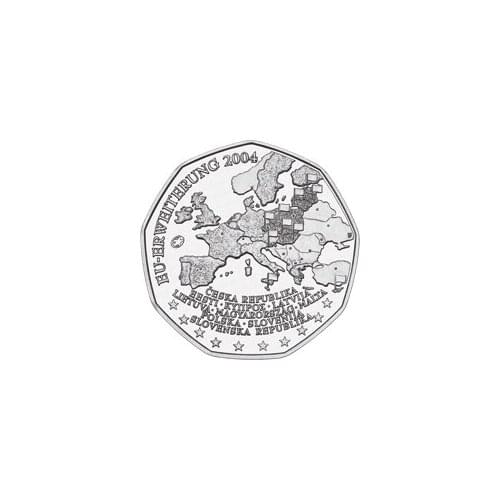 Austria 2004 New Eu Member State 5 Euro Commemorative Silver Coin Unc 100% Original Coins Real Euro Coin