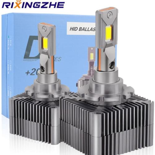 RXZ 1set D1S D2S D3S D4S D5S D8S Car headlight bulb 20000LM 45W Canbus No Error D Series Lights 6000K White Auto LED Headlamp12V