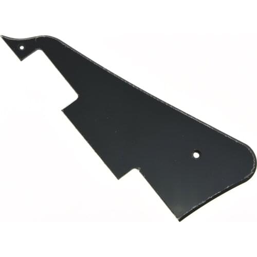 KAISH USA Spec Solid Black/cream 1 Ply LP Guitar Pickguard Scratch Plate For LP