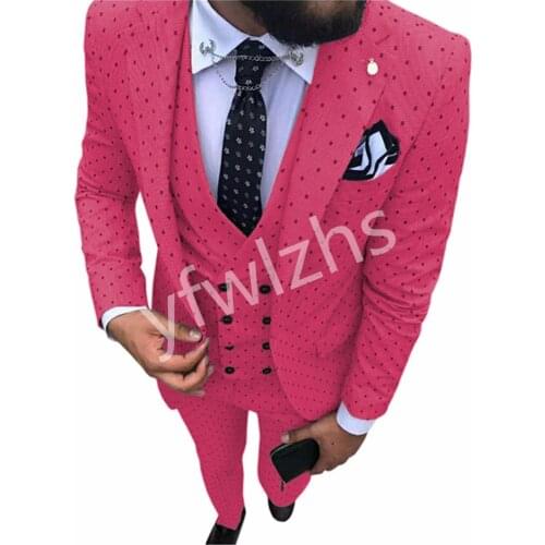 New Arrival One Button Groomsmen Peak Lapel Groom Tuxedos Men Suits Wedding/Prom Best Blazer ( Jacket+Pants+Vest+Tie) C16