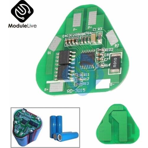 3S 4A Li-ion Lithium Battery Protection Circuit Board 3 Cell PCB 10.8V-12.6V 3S2P 10.8V 11.1V 12V