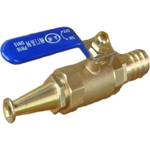 PS1 Brass Sprinkler Long Handle Brass Ball Valve Switch Household Fire Sprinkler High Pressure Car Washing Water Gun Sprinkler