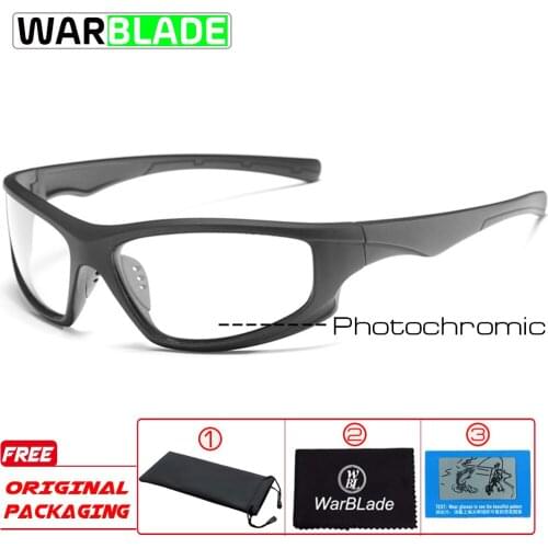 Cycling Photochromic Polarized Sunglasses Men Women Chameleon Discoloration Sun Glasses Night Vision Driving Bike Goggles