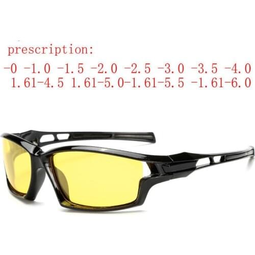 2020 Diopter Finished Myopia Polarized Sunglasses Men Women Nearsighted Glasses Prescription men Night Vision Driving goggles NX
