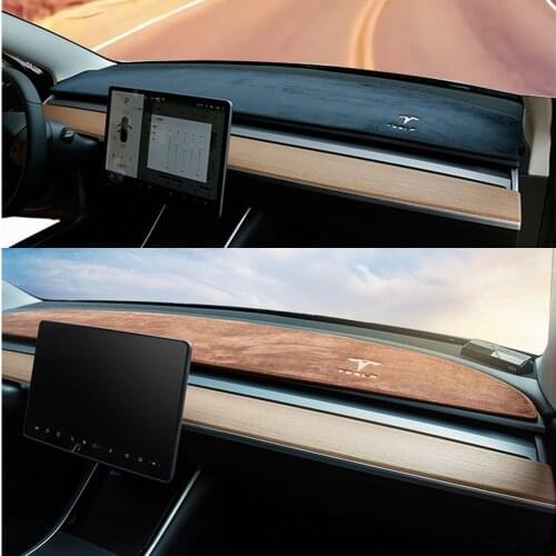 2021 Tesla Model 3 Dashboard Mat Cover Dash Cover Non Slip Dash Mat Protector Sunshade for Tesla Model 3/S