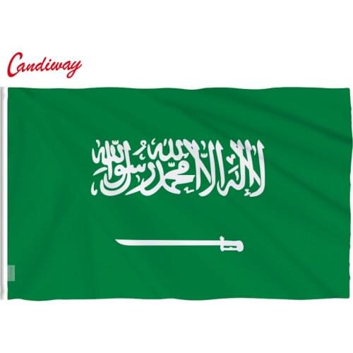 3*5Feet 90*150cm Hanging SAUDI ARABIA FLAG ARAB FLAGS ARABIAN Office/Activity/parade/Festival/Home Decoration NN094