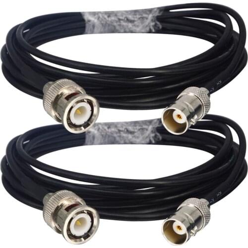 5pieces/lot) Extension cable BNC male to female connector plug to Jack adapter Video Power Cable for cctv System