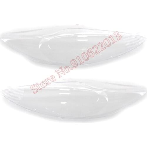 Car Plexiglass Head Light Lampshade Lamp Shell 2009-2012 Case Transparent Lens Front Headlight Cover Replacement For Ford Fiesta