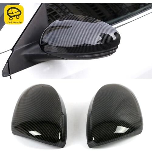 CarManGo Car Accessories Side Rearview Mirror Cover Visor Chrome Trim Sticker Frame Decor for Nissan Sylphy Sentra B18 2019 2020