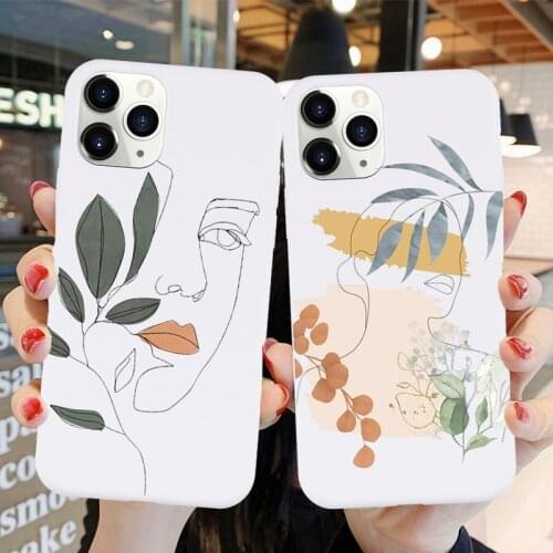 Art Retro Abstract Geometry Phone Case for IPhone 12 11 Pro Max X Xs Max Xr 6s 7 8 Plus SE2 Cute Soft Silicone Cover Shell Capa
