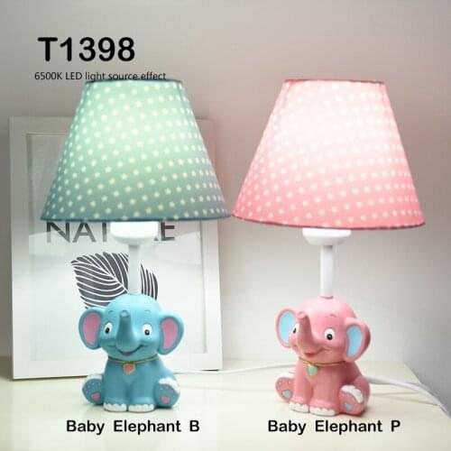 E27 Cute baby elephant lamp,boy & girl Kid Bedroom toy Store Household kindergarten,grow together series of DsQi us plug E26
