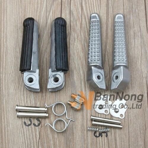 Motorcycle Front Rear Footrests Foot peg For Honda CBR250 NC 19/22 CBR400 NC 23/29 NSR250 RVF400 NC 35 VFR400 NC 24 30
