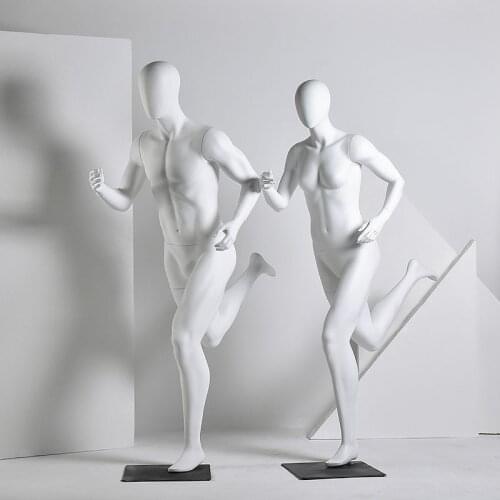 New Style White Color Sports Mannequin Sports Model Male&Female