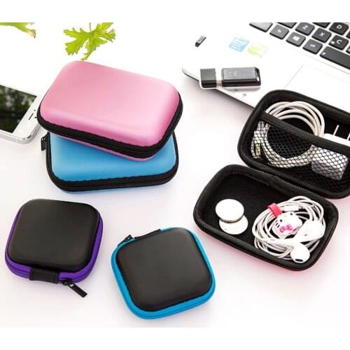 Portable Storage Bag Box For Headphone Power Bank Bag USB Gadgets Cables Wires Organizer hard disk Protection Storage Bag