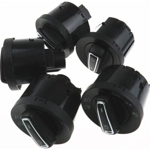 Qty 5 5GG941431D Chrome Headlight Switch Auto For Tiguan MK7 Golf 7 RLINE L Touran Teramont Polo T-Cross 5G0 941 431 BD
