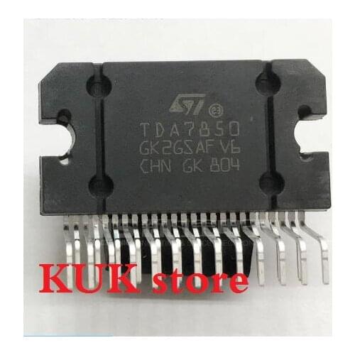 Original 100% NEW TDA7850 4 x 50 W MOSFET quad bridge power ZIP-25 5PCS/LOT