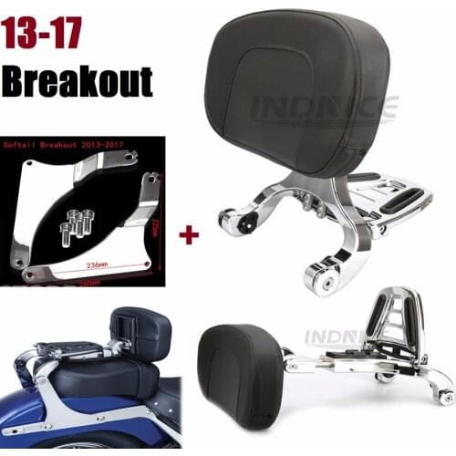 Adjustable Driver Backrest For harley Softail Breakout 2013-2017 softail adjustable Passenger backrest