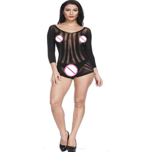 Sexy Bodystocking Fishnet Bodysuit Babydolls Teddy Corsets Erotic Lingerie Bustiers Crotchless Halterneck Bodystocking sex