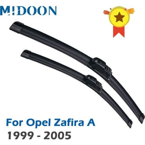 MIDOON Wiper Front Hybrid Wiper Blades For Opel Zafira A 1999 - 2005 2004 2003 2002 Windshield Windscreen Front Window 24"+22"