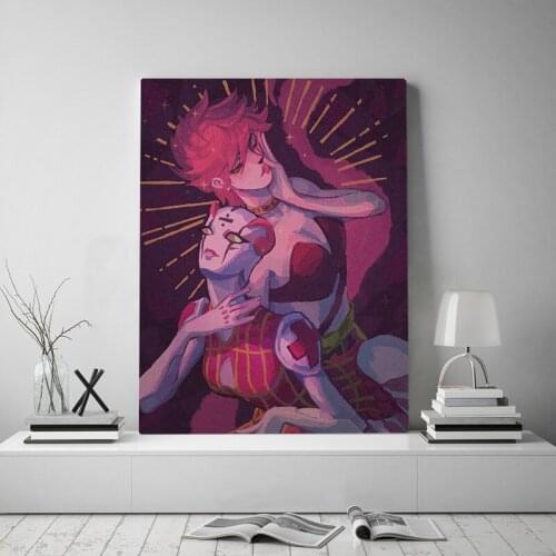 Trish Una Spice Girl JoJos Bizarre anime Canvas poster Painting wall Art decor Living room Bedroom Study Home Decoration Prints