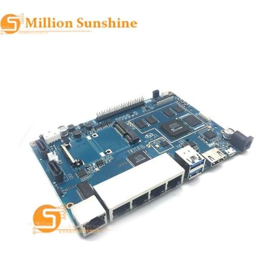 BPI-R2 Banana PI R2 Smart Open-source Wireless Router BPI R2.Smart Home Control Device MT7623N Quad-code 2GB DDR 8GB EMMC