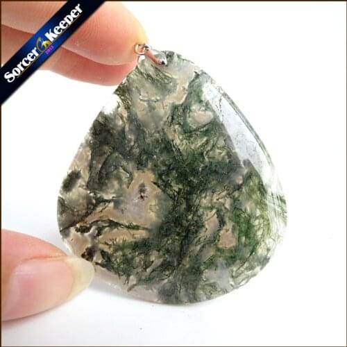 Unique Mens Jewelry Agates Natural Stone Pendants Statement Necklaces Wholesale Crystal Leather Chains Fashion Jewelly SS119