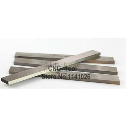 1PCS HRC60 2.5*12*200mm High-speed steel Sharp steel STEEL BILLETS blade Flat HSS Turning tool DIY knife material, Lathe tool