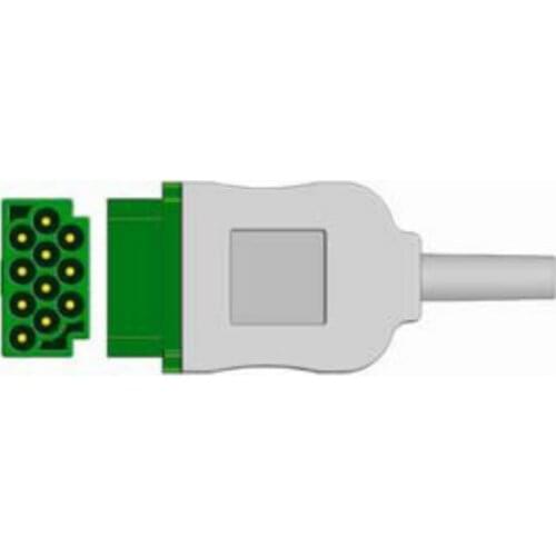 GE Marquette ECG 11pin square ECG Connector ECG CABLE spare parts plug
