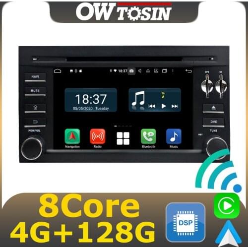 7" Android 10.0 PX6 4G+64G Car DVD Radio GPS Navi Player For Porsche Cayenne 2003-2010 Bluetooth 5.0 Carplay DSP Auto Stereo DAB