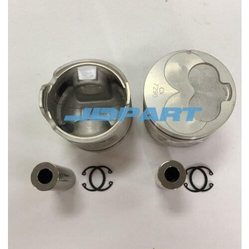DC24 piston kit STD For Doosan (6pc )