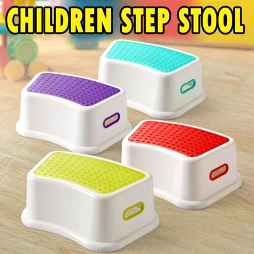 Children Multifunctional Footrest Infant Stool Baby Boys Girls Non-Slip Foot Stool Chair Kids Toilet Supporting Stool