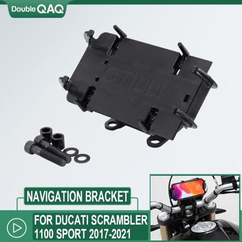 For Ducati Scrambler 1100 Sport 2017-2021 Motorcycle Accessories Phone USB Navigation Bracket GPS