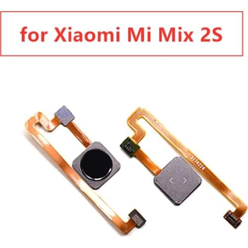 For Xiaomi Mi Mix 2S Fingerprint Scanner Flex Cable Touch Sensor ID Home Button Return Ribbon Flex Cable Repair Parts