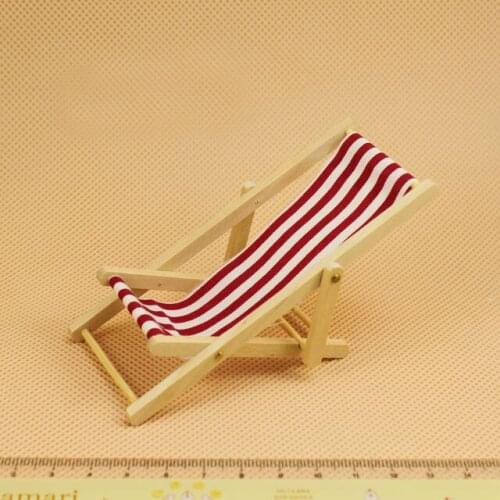 G05-X138 children baby gift Toy 1:12 Dollhouse mini Furniture Miniature wooden chair 1pcs