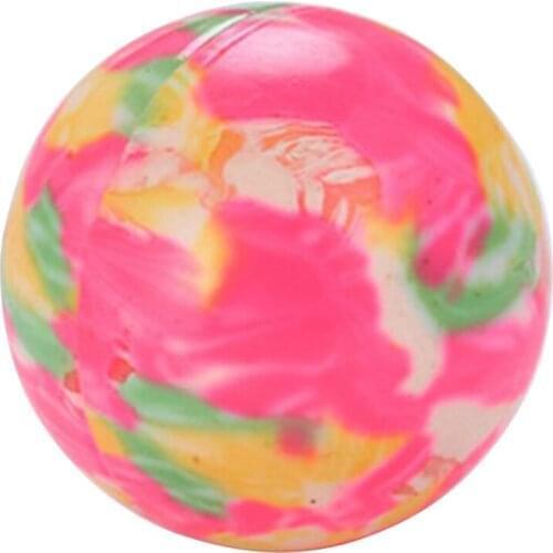 Cat Toys Interactive Ball Cat Training Toy Colorful Plastic Ball Built-In Bell Plaything Pet Kittens Kitty Supplies Random Color