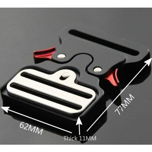 Military Equipment 4Pcs Quick Side Release Metal Buckle For 50mm Straps Webbing DIY Tactical Belts Sewing Accessories