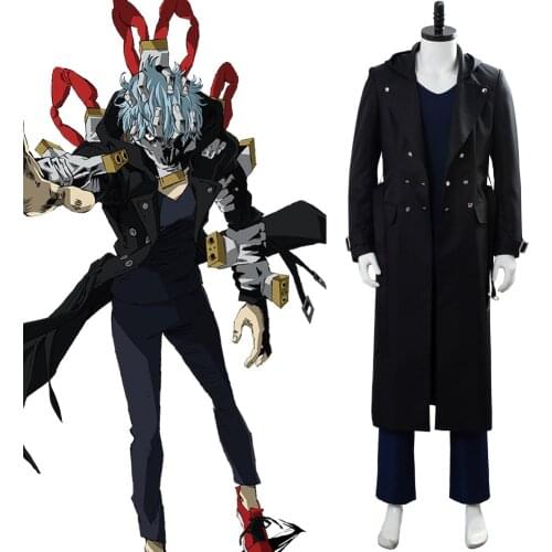 My Hero Academia Shigaraki Tomura Cosplay Costume Adult Men Women Black Trench Uniform Suit Costumes