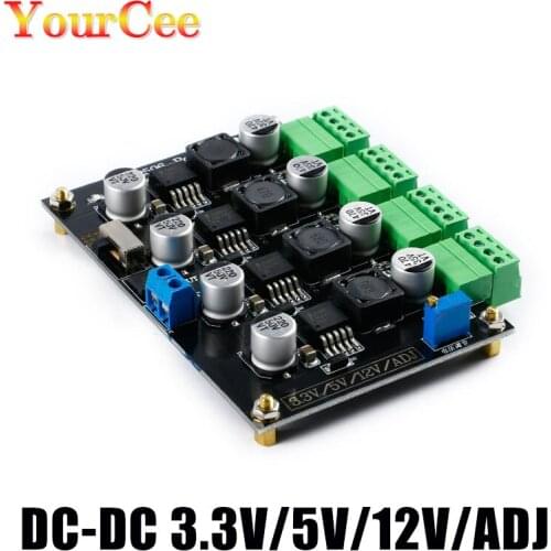 LM2596 Multi Channel Switching Power Supply 3.3V/5V/12V/ADJ Adjustable Voltage Output Power Supply Module