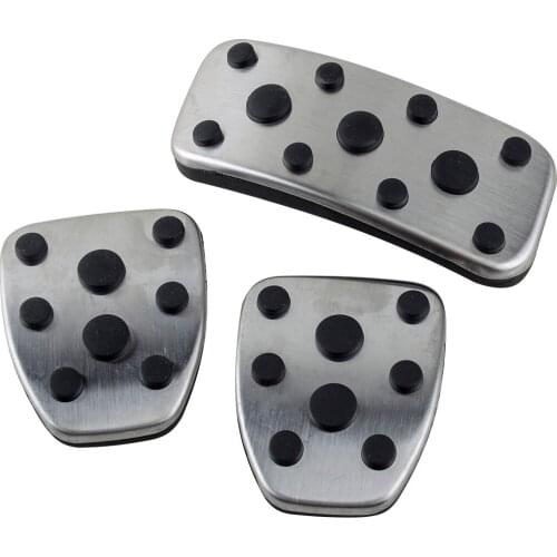 1 Set Clutch Brake Accelerator Pedals Pads Covers Car Fit For Subaru Forester XV Impreza Outback Legacy 2013 2014
