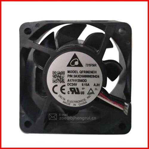 QFR0624EH brand new genuine Delta 6025 24V 0.15A 6CM / cm inverter fan 3AXD50000028424