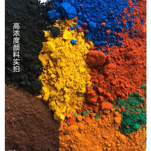 Iron oxide pigment first grade cement color red yellow green blue black floor tile cement pavement paint color toner
