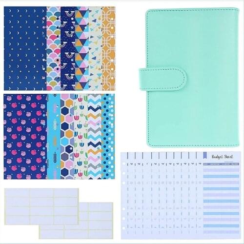 27 A6 PU Leather Folder Budget Cash Envelope System Finishing Tool Budget Wallet Expenditure Tracking Budget Wallet Cash