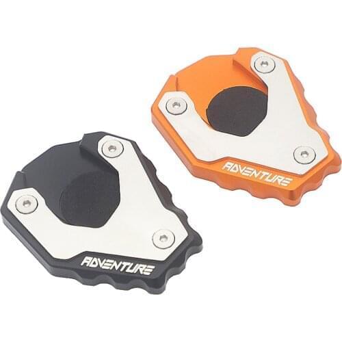 Motorcycle Kickstand Side Stand Pad Foot Sidestand Enlarge Extension Plate Support Pad Compatible For 790Adventure R