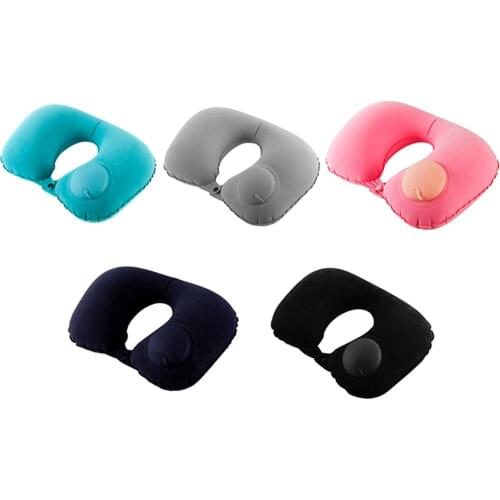 Air nflatable Travel Pillow Neck Portable Neck Pillow U Shaped Support Home Car Auto Accessories For Sleeping Rest Relaxing