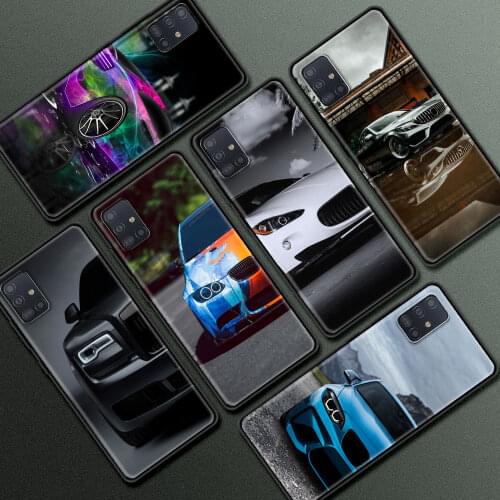 Luxury Cars Phone Case For Samsung Galaxy A51 A71 A02s A12 A21s A31 A41 M30s M31 M51 M11 Black Soft Capa Cover